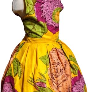 Size 4T handmade african print dress